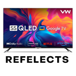 REFELECTS 139 cm (55 inches) Frameless Series 4K Ultra HD Smart LED TV RF55A (Black)