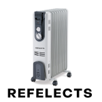 Morphy Richards OFR Room Heater, 09 Fin 2000 Watts Oil Filled Room Heater , ISI Approved (OFR 9 Grey)